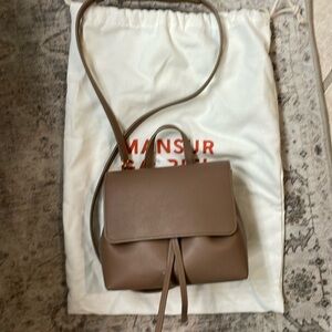 BRAND NEW with tags Mansur Gavriel mini soft lady bag in biscotto